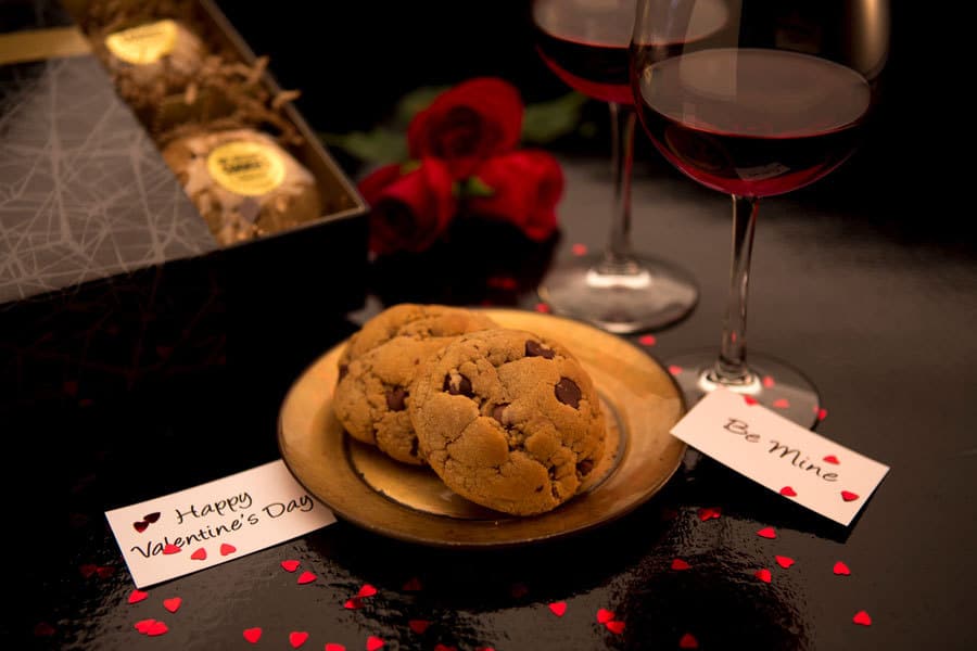 Luxury Chocolate Chip Cookies, Valentines Day